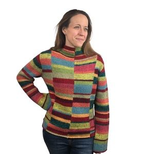 Beautiful, Colorful Cotton  “No tags” Sweater